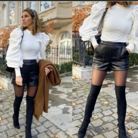 ZARA COMBINATION KNIT TOP SIZE M           🌸Bloggers Favorite🌸 - Picture 11 of 14